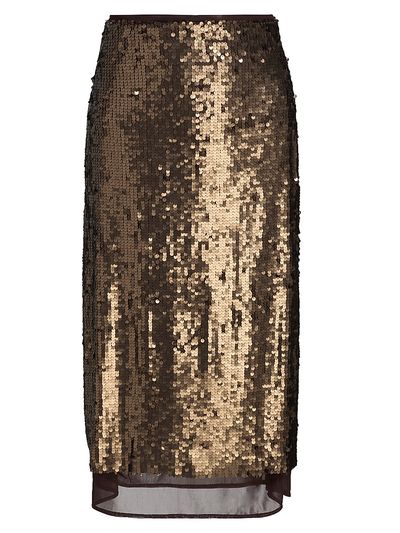 rag & bone Women's Lucy Sequined Midi-Skirt