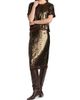 rag & bone Women's Lucy Sequined Midi-Skirt - 2