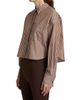 rag & bone Women's Marin Striped Crop Shirt - 4