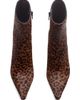 rag & bone Women's Mercer 74MM Leopard-Print Calf Hair Ankle Boots - 4