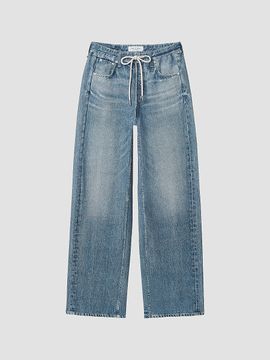 rag & bone Women's Miramar Terry Drawcord Wide-Leg Pants