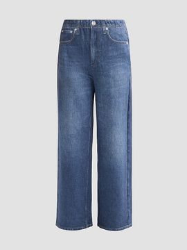 rag & bone Women's Miramar Wide-Leg Ankle Pants