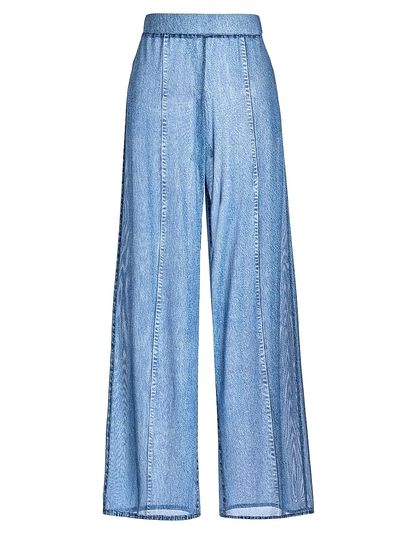 rag & bone Women's rb Miramar Mesh Wide Leg Pant