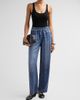 rag & bone Women's rb Miramar Slink Printed Wide-Leg Pull-On Pants - 2