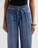 rag & bone Women's rb Miramar Slink Printed Wide-Leg Pull-On Pants - 5