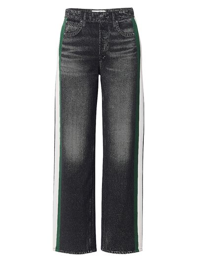 rag & bone Women's rb Miramar Terry Cotton Wide-Leg Track Pants