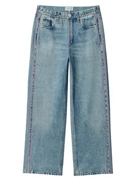 rag & bone Women's rb Miramar Wide-Leg Ankle Track Pants