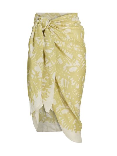 Rag & Bone Women's Sally Abstract Print Modal Cashmere Sarong
