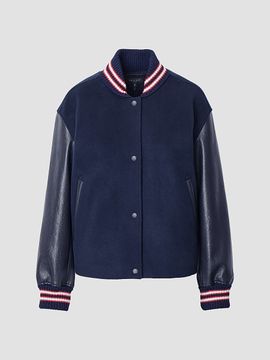 rag & bone Women's Scarlet Varsity Jacket