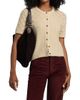 rag & bone Women's Sierra Textured-Knit Short-Sleeve Cardigan - 3