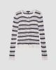rag & bone Women's Teresa Silk-Blend Stripe Cardigan - 1