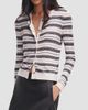 rag & bone Women's Teresa Silk-Blend Stripe Cardigan - 6