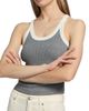rag & bone Women's The Essential Rib-Knit Cotton-Blend Tank - 6