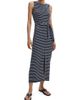 rag & bone Women's The Knit Tie-Waist Striped Maxi Dress - 4