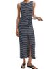 rag & bone Women's The Knit Tie-Waist Striped Maxi Dress - 5