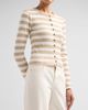 rag & bone Women's The Wide Striped Rib-Knit Cardigan - 5