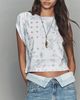 Ragabond Jackie Pleated Tee - 1