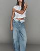 Ragabond Jackie Pleated Tee - 3