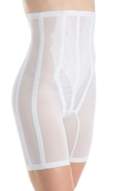 Rago Rago Extra Firm High Waist Long Leg Shaper with Side Zipper