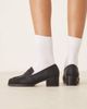 Raid RAID Aarvi square toe loafers in black - 4