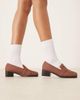Raid RAID Aarvi square toe loafers in brown - 1