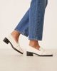 Raid RAID Aarvi square toe loafers in cream-Neutral - 1