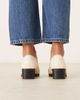 Raid RAID Aarvi square toe loafers in cream-Neutral - 3