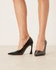 Raid RAID Aleener heeled pumps in black patent - 4