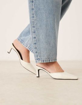 Raid RAID Alya heeled mules in off white
