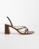 Raid RAID Aspyn strappy heeled block sandals in brown - 1