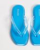 Raid RAID Aziel jelly flip flops in blue - 4