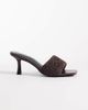 Raid RAID Caprice kitten heel sandals in brown - 1