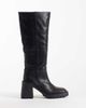 Raid RAID Carnie block heel knee boots in black - 1