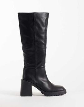 Raid RAID Carnie block heel knee boots in black