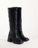 Raid RAID Carnie block heel knee boots in black - 2