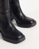 Raid RAID Carnie block heel knee boots in black - 3