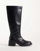 Raid RAID Coretta square toe knee boots in black - 1
