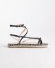 Raid RAID Danita espadrille flat sandals in black - 1