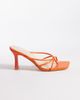 Raid RAID Evena heeled mules in orange - 1