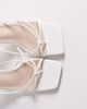 Raid RAID Evena heeled mules in white - 2