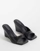 Raid RAID Juniper wedge heeled mules in black - 2