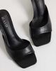 Raid RAID Juniper wedge heeled mules in black - 3