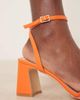 Raid RAID Kittey block heel sandals in orange - 2