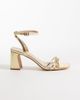 Raid RAID Kittey block heeled sandals in gold - 1