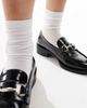 Raid RAID Linette buckle detail loafers in black - 4