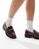 Raid RAID Linette snaffle detail loafers in burgundy-Red - 1