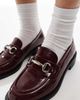Raid RAID Linette snaffle detail loafers in burgundy-Red - 2