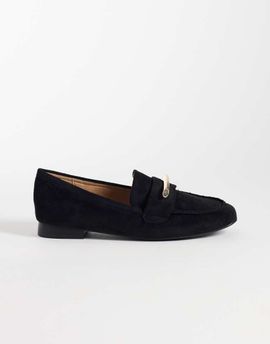 Raid RAID Lucena loafers in black suedette