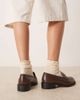 Raid RAID Nonnie penny loafers in brown - 3