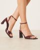 Raid RAID Novie heeled sandals in burgundy-Red - 1